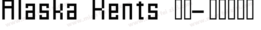 Alaska Kents 字体字体转换